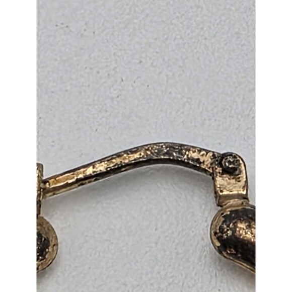 .925 Jordan Mom Hoop Pierced Earrings 1" - Picture 5 of 6